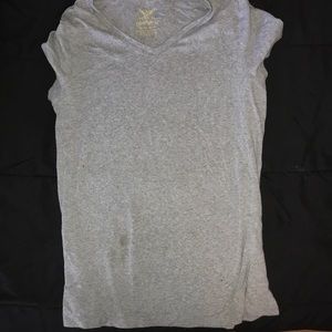Plain gray T-shirt